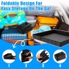 41x41x5.5in Portable Shower Pan Foldable Shower Basin Collapsible Camping Shower Tent Base with Detachable Drain Pipe for Indoor & Outdoor